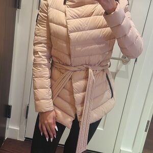 Elegant Beige Quilted Jacket
